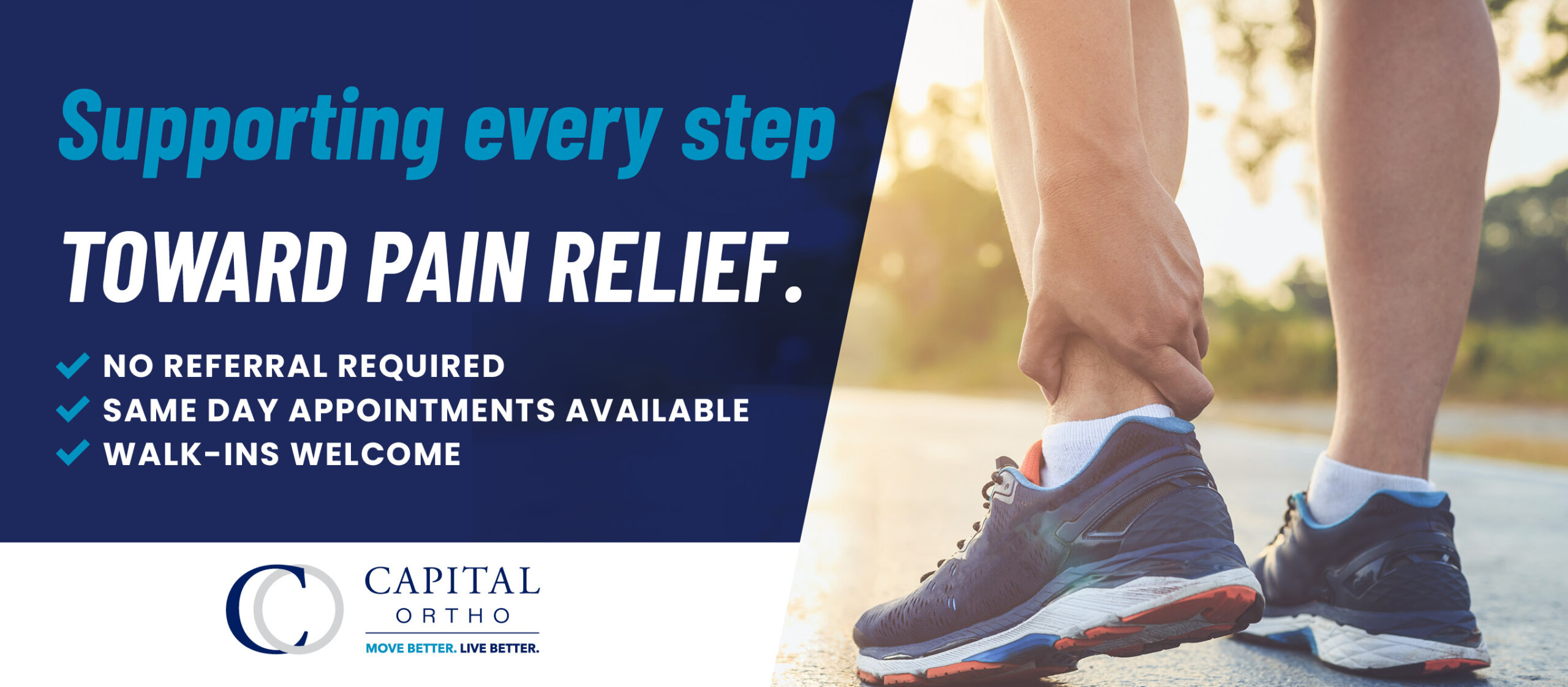 Capital Ortho | Supporting every step toward pain relief